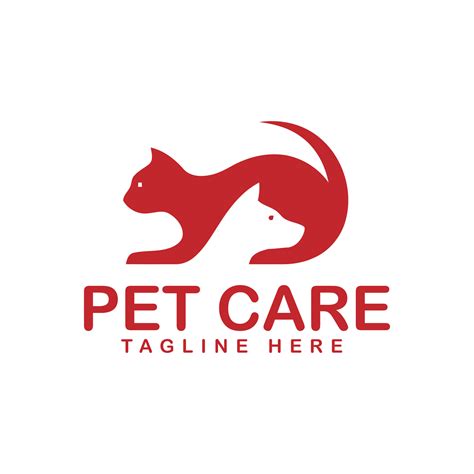 pet care logo design template. pet car vector icon illustration ...