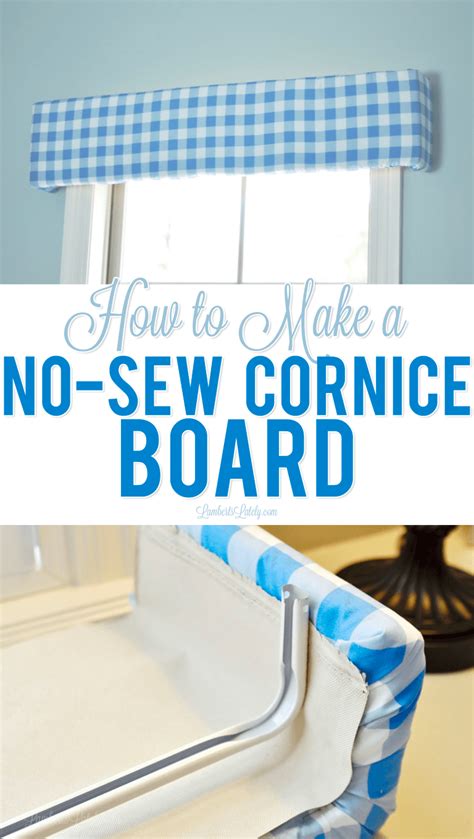 How to Make a DIY Window Cornice Board with Foam Board | Cornice board ...