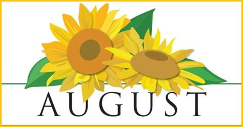 August Flowers Clipart | Free download on ClipArtMag