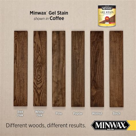 Minwax Gel Stain Oil-Based Coffee Semi-Transparent Interior Stain (1 ...