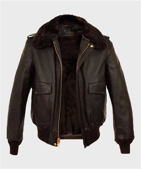 Mens A2 Brown Bomber Jacket | Aviator Leather Jacket for Mens