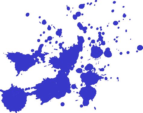 10 Blue Paint Splatters (PNG Transparent) | OnlyGFX.com