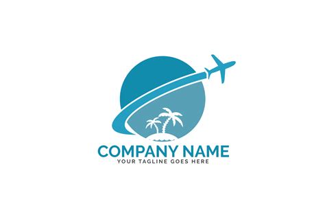 Travel agency logo design