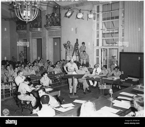 Japanese War Crimes Trials. Manila 292610 Stock Photo - Alamy