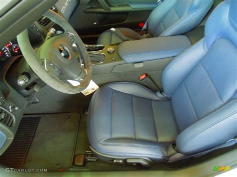 Diamond Blue/60th Anniversary Design Package Interior 2013 Chevrolet Corvette Grand Sport Coupe ...