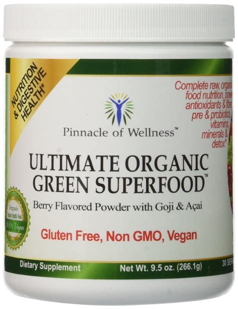 Ultimate Organic Green Superfood Powder FREE SHIPPING – Pinnacle of Wellness