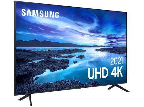 Smart TV 50” Crystal 4K Samsung 50AU7700 - Wi-Fi Bluetooth HDR Alexa Built in 3 HDMI 1 USB - TV ...