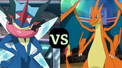 Pokemon Mega Charizard Y vs Ash greninja | spoken : though it all | Concept Amv by IPlayer Patil ...