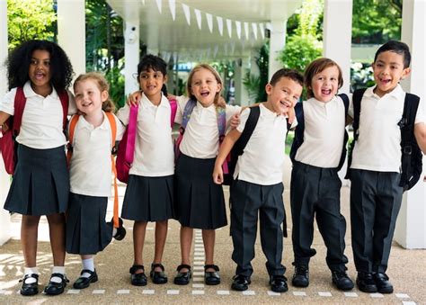 Premium Photo | Happy kids at elementary school