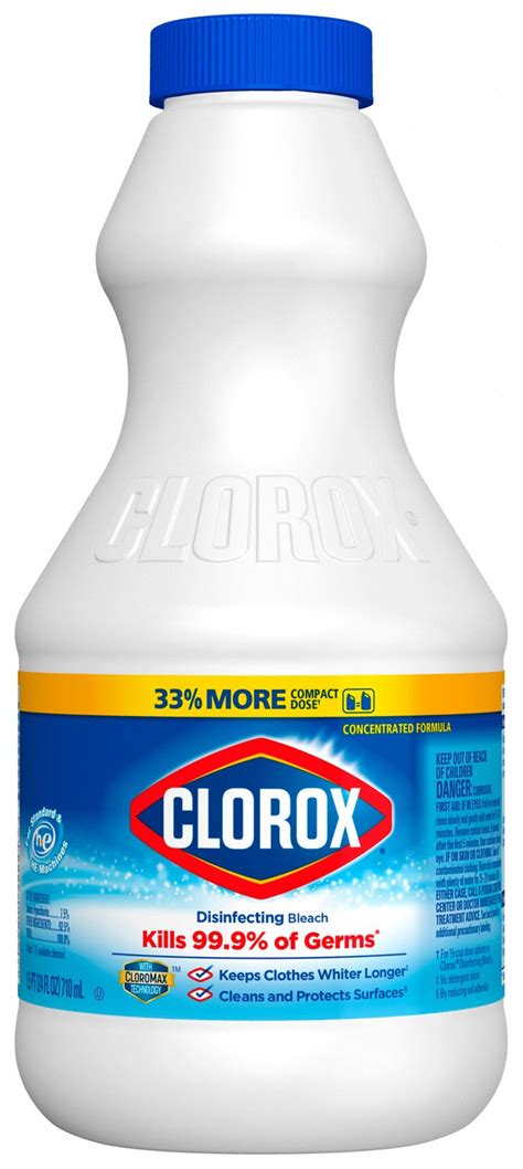 CLOROX, Bottle, 24 oz Container Size, Bleach - 56FK53|32251 - Grainger