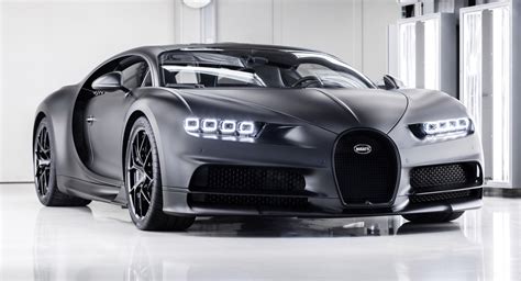 The 250th Bugatti Chiron Is A Stealthy Black Carbon Fiber Beast | Carscoops