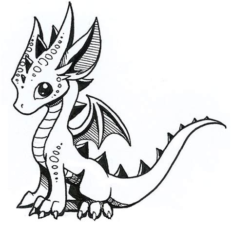 Pin by Coloring Fun on Coloring Art | Baby dragons drawing, Cute dragon drawing, Dragon coloring ...