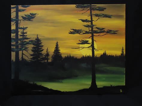 Posts about Landscape painting on Parsons' Art Work | Landscape paintings, Pine tree painting ...