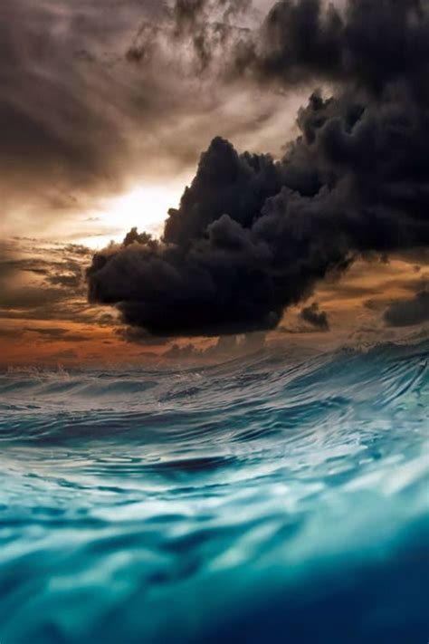 Waves and storm clouds by Nikos Bantouvakis | Nature | Pinterest ...