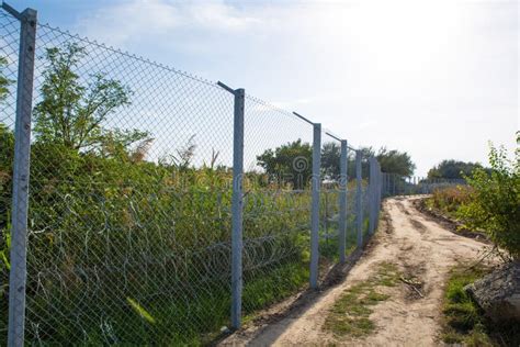 The Fence Protecting the Border between Hungary and Serbia Editorial ...