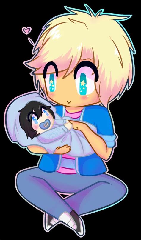 Garroth and baby Zane By: YaoiGirls379 o(>﹏