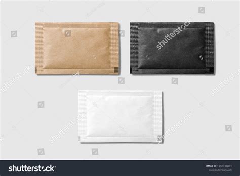 Set Various Sugar Packet Isolated On Stock Photo 1382934803 | Shutterstock