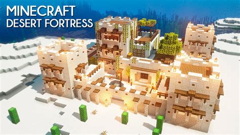 Minecraft: How to build a DESERT FORTRESS - YouTube