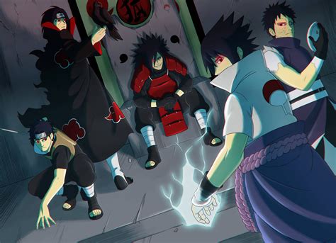 Download Naruto 4K Uchiha Clan Sharingan Wallpaper | Wallpapers.com