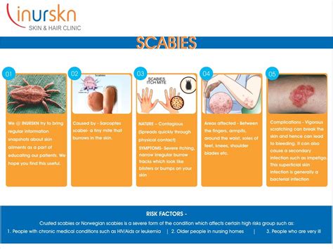 Scabies : Symptoms & Risks To know more about Scabies visit our blog page- https://inurskn.in ...