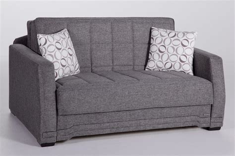 Valerie Diego Gray Loveseat Sleeper by Istikbal (Sunset)