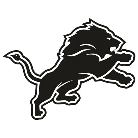 Detroit Lions Black SVG | Detroit Lions NFL Logo vector File | Detroit Lions Football Svg Cut ...