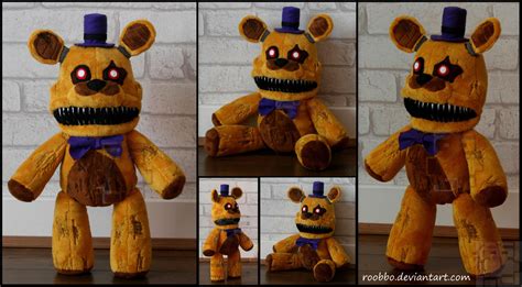 Five Nights At Freddys - Nightmare Fredbear Plush by roobbo on DeviantArt