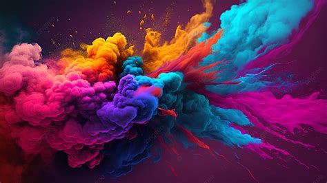 Powder Smoke Colorful Background, Powder, Smoke, Color Background Image And Wallpaper for Free ...