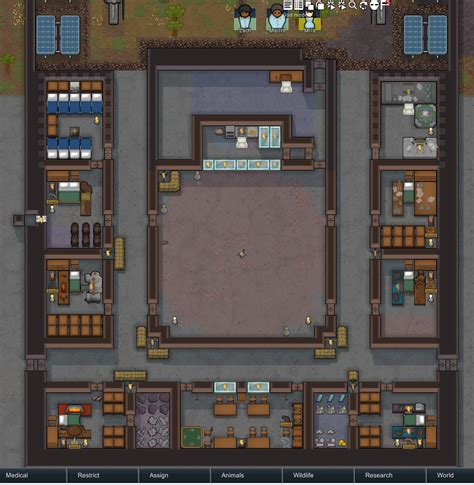 Help me theory craft here... base layout : r/RimWorld