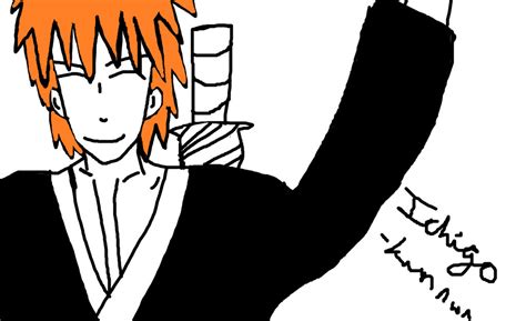 Ichigo smiling by Fran48 on DeviantArt