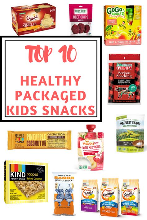 Top 10 Healthy Packaged Kids Snacks - Lauren Sharifi Nutrition