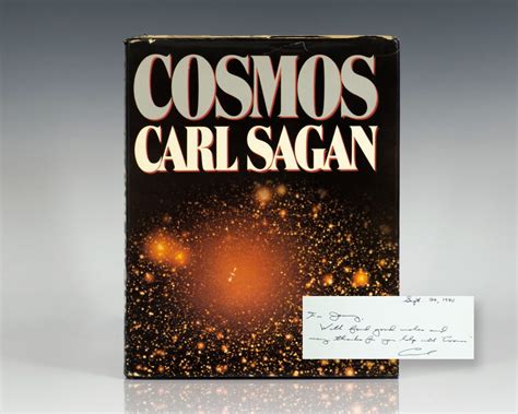 Cosmos Carl Sagan First Edition SIgned Rare Book