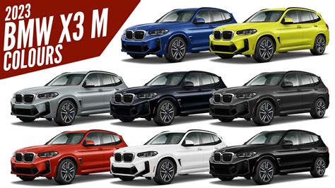 2023 BMW X3 M - All Color Options - Images | AUTOBICS