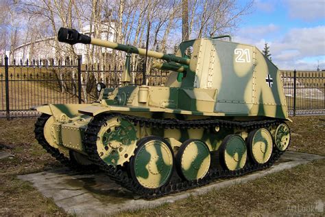 The 75 mm 38M Marder Self-Propelled Anti-Tank Gun (Germany) - ArtLook ...