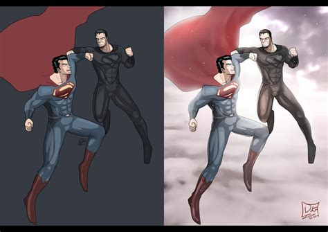 MAN OF STEEL Superman vs General Zod by SandikaRakhim on DeviantArt