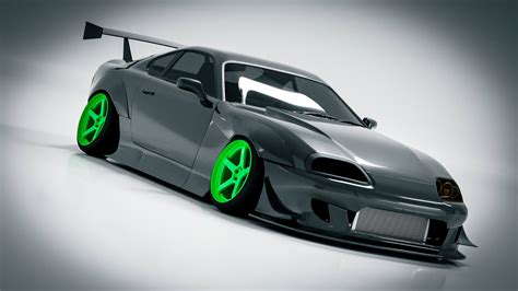 Toyota Supra MK4 Drift Tune - 3D Model by Naudaff3D