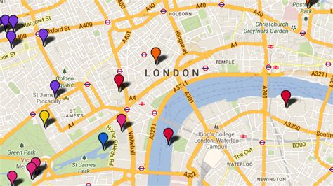 London attractions tourist map - Things to Do - visitlondon.com