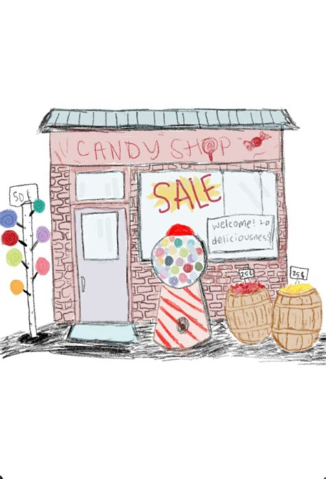 candy shop | Art, Candy shop, Digital art