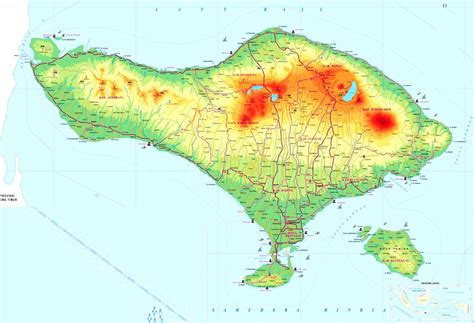 Peta Pulau Bali Lengkap dengan Kabupaten dan Kota - Pinhome