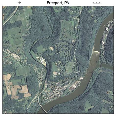 Aerial Photography Map of Freeport, PA Pennsylvania