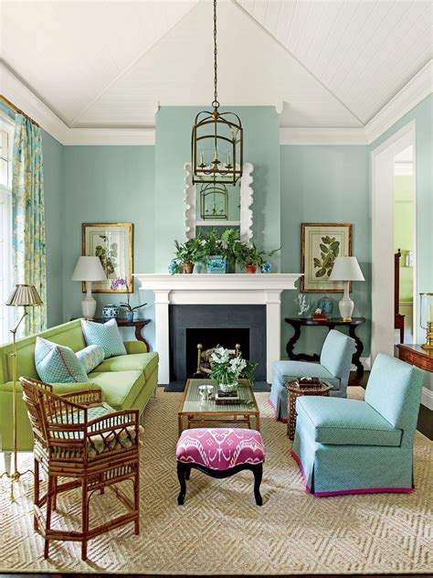 8 Fresh Decorating Resolutions | Blue and green living room, Green living room decor, Living ...