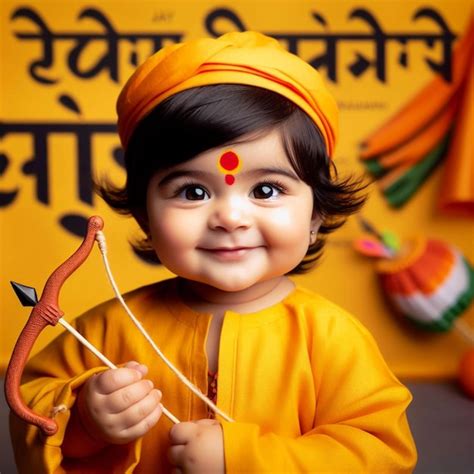 Premium Photo | Baby Shree Ram generative ai Image