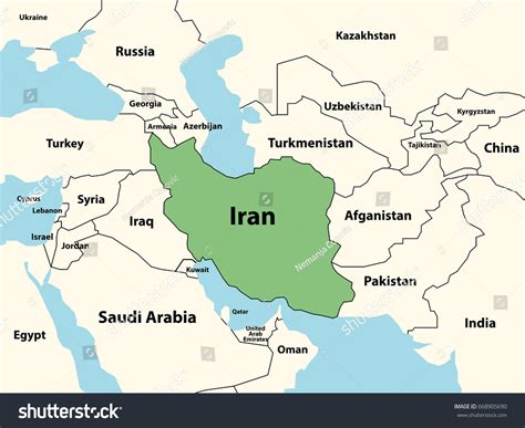 Map Of Iran And Surrounding Countries World Map | SexiezPicz Web Porn