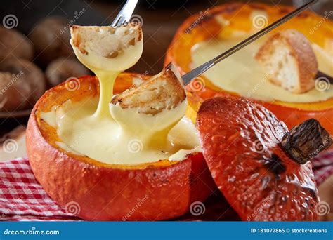 Delicious Raclette Melted Cheese Fondue Stock Image - Image of gourmet, fork: 181072865