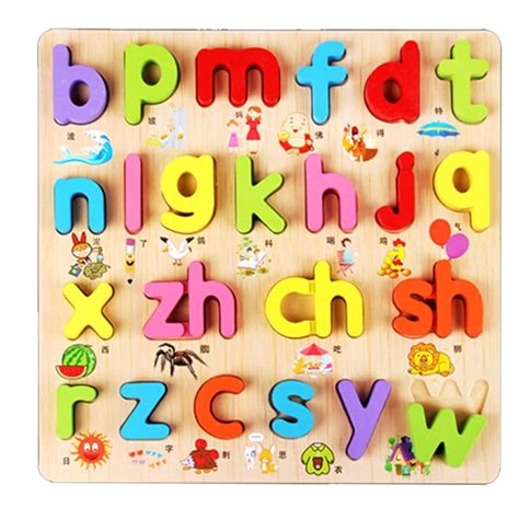 Baby Kids Wooden Puzzles Toys Educational Jigsaw Board Puzzle Toys ...