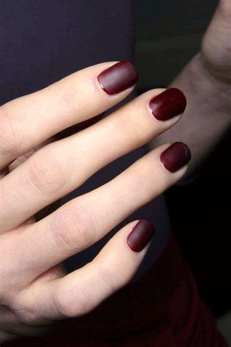 Matte Burgundy Nails | Le Fashion | Bloglovin’