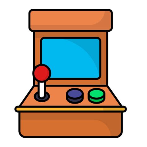 Arcade machine Generic Outline Color icon