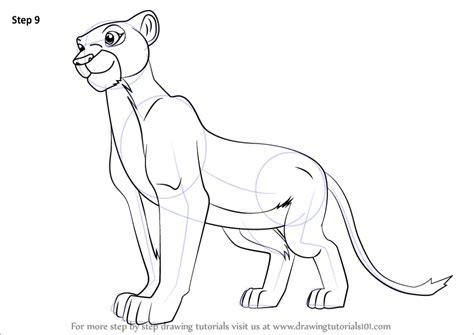 Learn How to Draw Nala from The Lion King (The Lion King) Step by Step ...