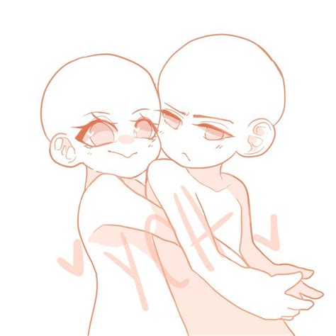 Chibi Couple Poses Base