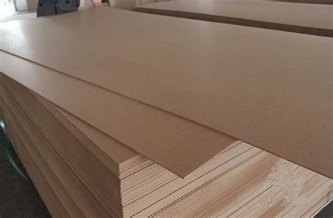 High Density MDF Furniture Board / Wood MDF Veneer Sheets 10-25mm Thickness